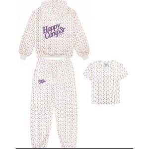 NWT The Happy Camp3r Berry Dreams Shirt, Hoodie &‎ Sweatpant Set $165 XXL